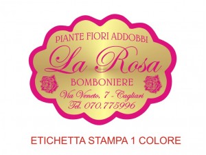 Etichette adesive per fioristi, fiorai e vivaisti (mm 49X36)  (cod.4G)